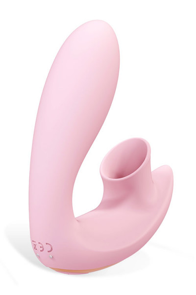 Shots Toys Desirable Dual Stimulation Air Pulse Vibrator