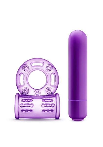 Play With Me - Couples Play - Vibrating Cock Ring - Purple
