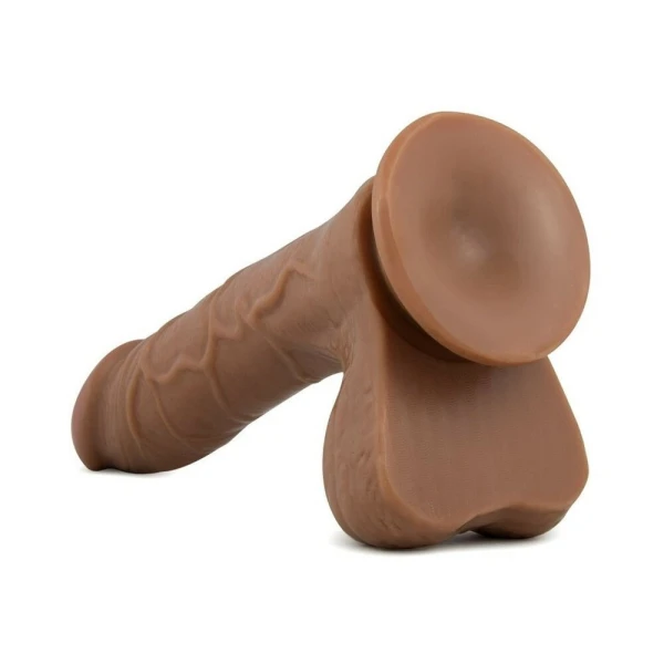 X5 Grinder Latin Realistic Dildo Brown
