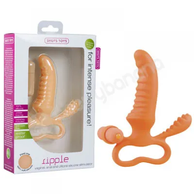 Shots Toys Ripple Orange Vibrator