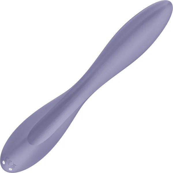 Satisfyer G-Spot Flex 2 Silicone Rechargeable Waterproof 12-Function G-Spot Vibrator - Dark Violet