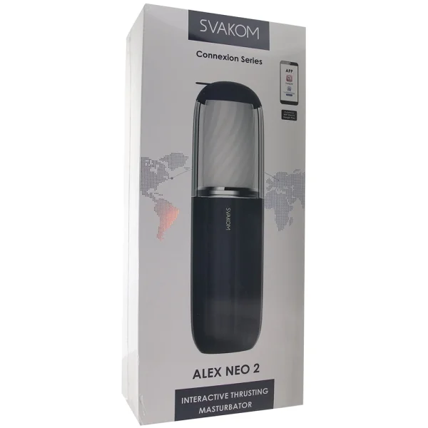 SVAKOM ALEX NEO 2 Powerful Thrusting App Enabled Interactive Penis Masturbator
