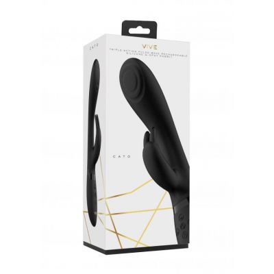 Cato Pulse G Spot Rabbit Black