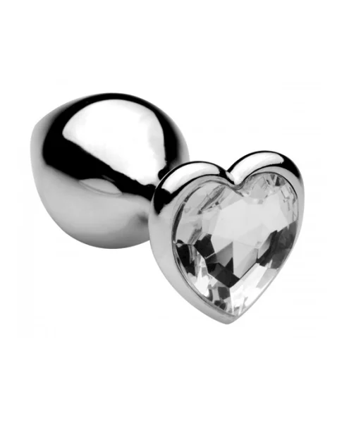 Icy Jewel Anal Plug - Silver - 3 Inch