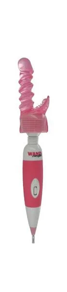 Wand Ess My Body Massager W/attach Pink