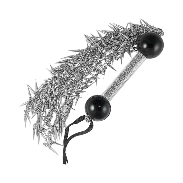 Dominant Submissive Collection Spiked Chain Whip — image 4 of 5
