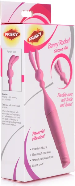 Bunny Rocket Silicone Vibrator