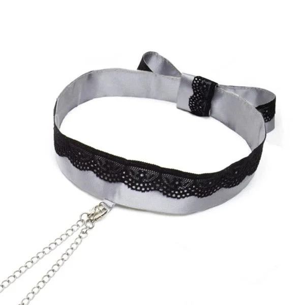 Fifty Shades of Grey Play Nice Satin Collar  and Nipple Clamps