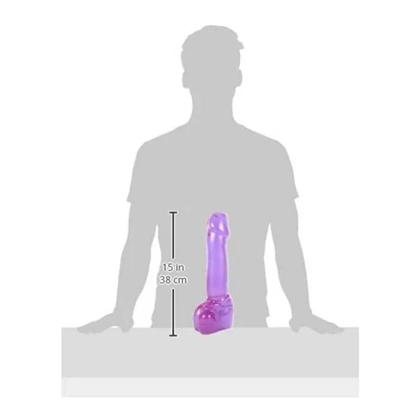 Great American Challenge Dildo | Huge 15 Inch Purple Dong by Doc Johnson — image 8 of 8