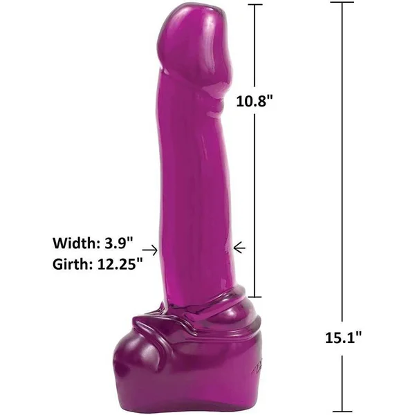 Great American Challenge Dildo | Huge 15 Inch Purple Dong by Doc Johnson — image 7 of 8