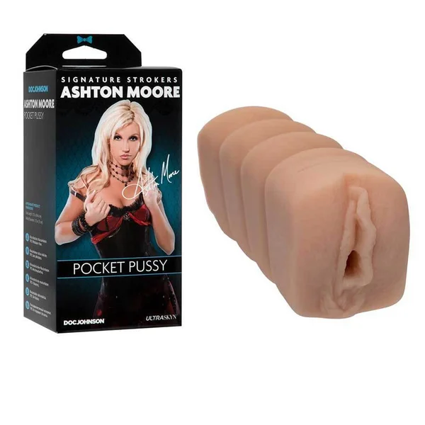 Ashton Moore Pocket Pussy | Realistic Signature Stroker by Doc Johnson — image 2 of 3