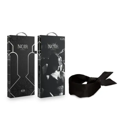 Blush Noir Black Silky Blindfold