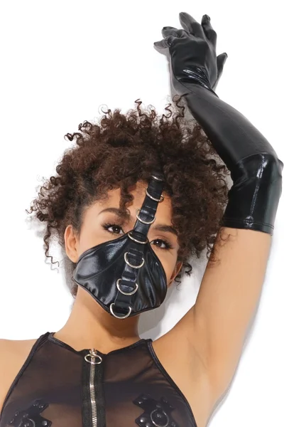 Wet Look Face Mask