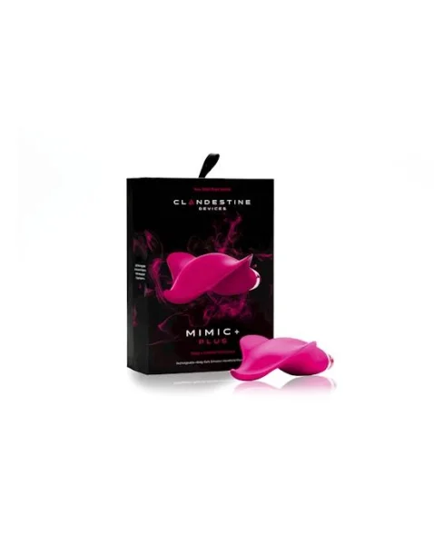 Clandestine Devices Mimic Plus Rechargeable Massager - Fuchsia - 4.25 Inch