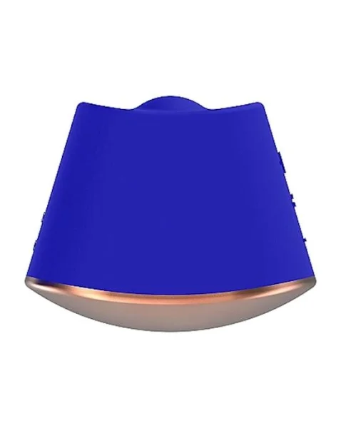 Rotating & Vibrating Clitoral Stimulator - Dazzling - Blue