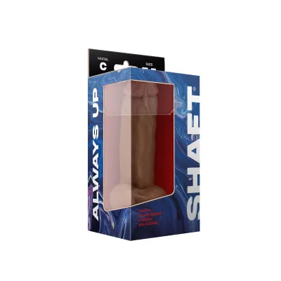 Shaft Model C 7 5 Inch Liquid Silicone Dong With Balls Oak