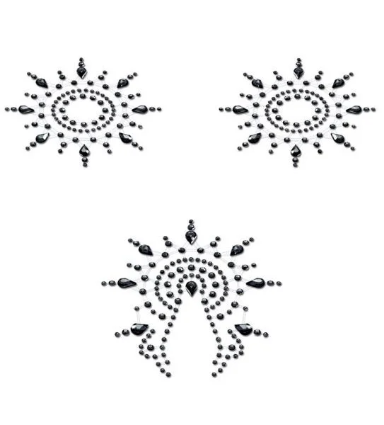 Petits Joujoux Gloria Black Nipple And Vagina Pasties