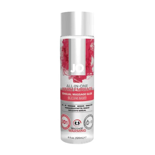 System Jo All-in-One Warming Massage Silicone-Based Lube | 1oz