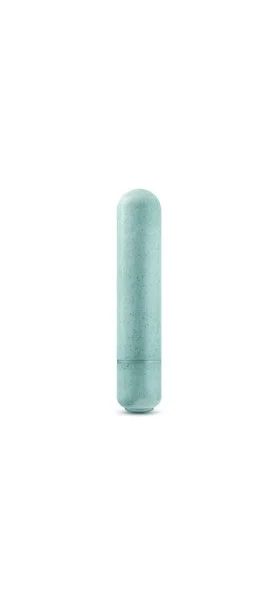Gaia Eco Bullet Biodegradable & Recyclable Mini Vibrator By Blush Novelties - Aqua — image 9 of 13