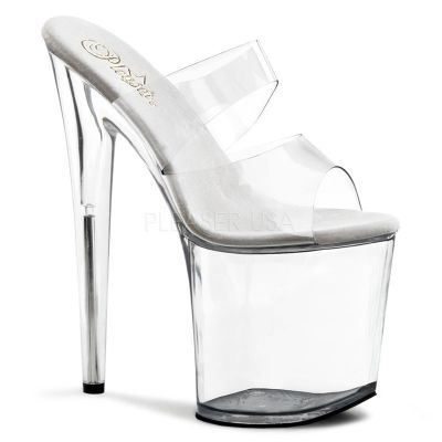 FLAMINGO 802 8 Heel Two Band Platform Slide