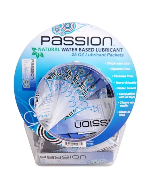 Passion Natural Lubricant Display Bowl - 200 Units