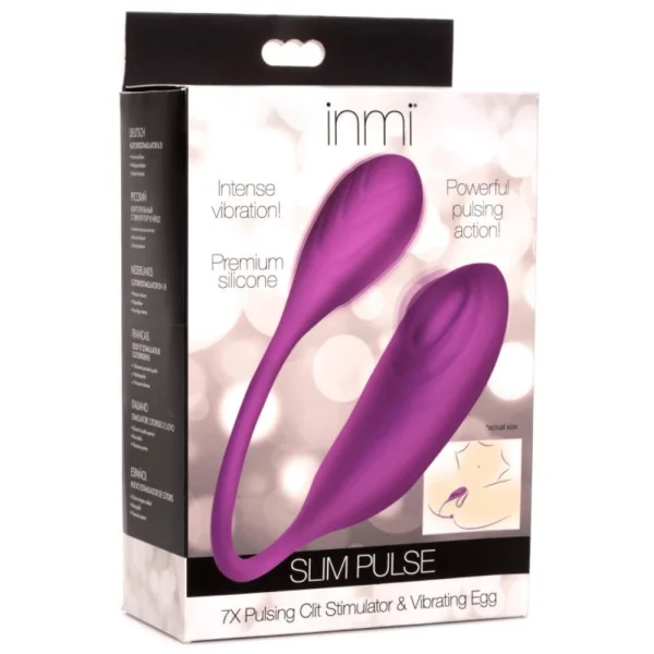 Inmi Slim Pulse Thumping Clitoral Vibrator & Kegel Exerciser Egg