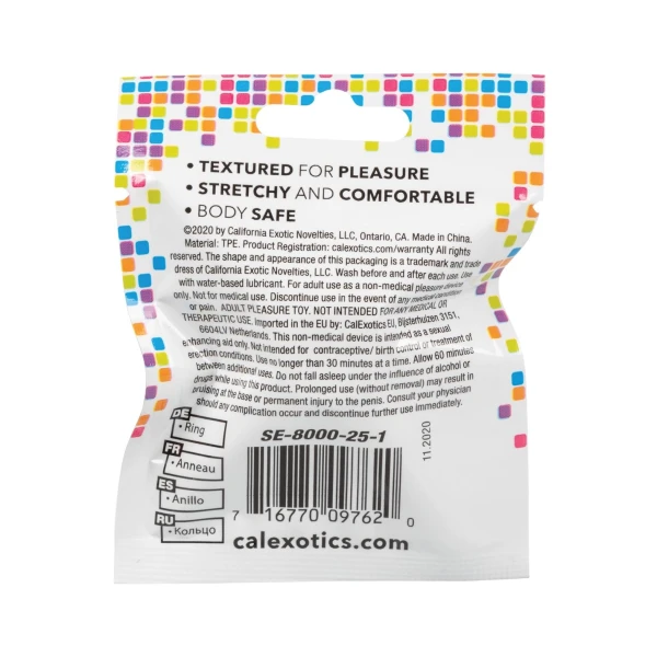 Foil Pack Textured Ring  - Prepack of 24