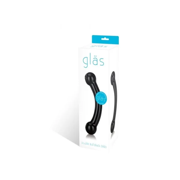 Glas Double Bull Black Dildo — image 6 of 6