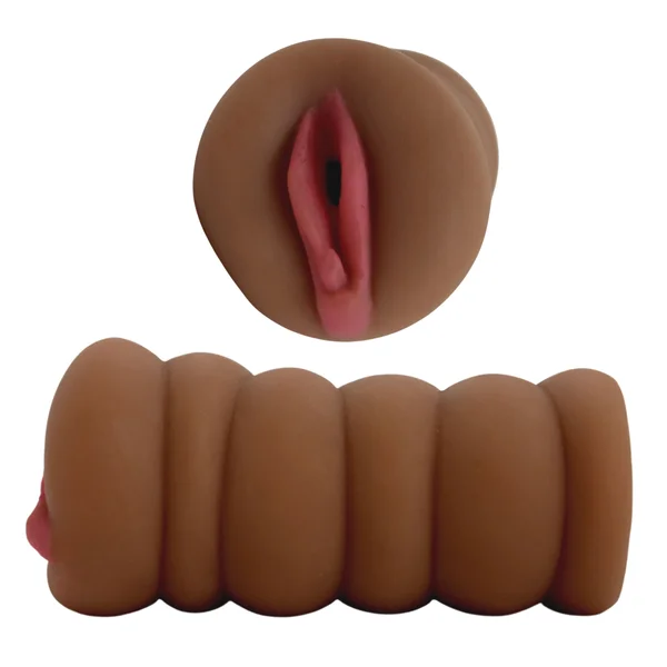 Easy Grip Ribbed Realistic Pussy Stroker — image 11 of 16