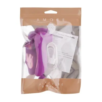 Amore Missy Suction Vibrator Purple