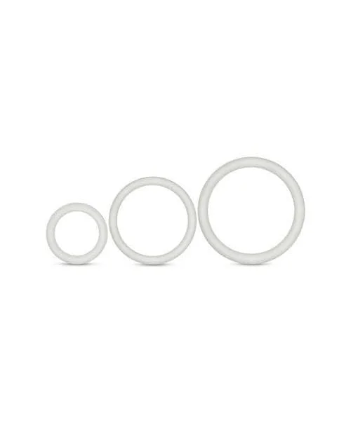 Performance - Vs4 Pure Premium Silicone Cockring Set - White