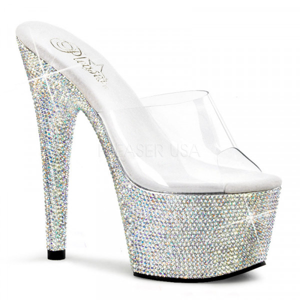 BEJEWELED-701DM - 7" Heel, 2 3/4" PF Slide