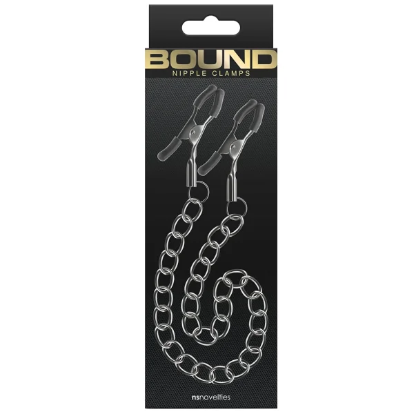 Bound Adjustable DC2 Nipple Clamps by NS Novelties - Gunmetal