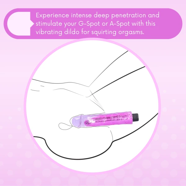 8 Inch Vibrating Dildo