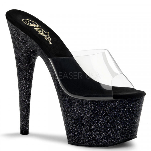 ADORE-701SDG - 7" Heel, 2 3/4" PF Slide Featuring Glitter Covered Bottom — image 5 of 8