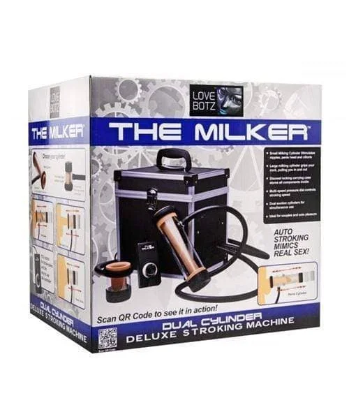 Love Botz the Milker Duel Cylinder Deluxe  Stroking Machine