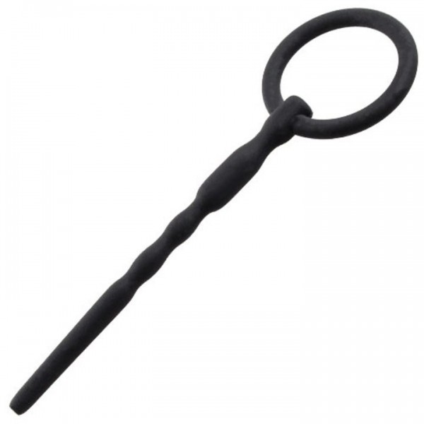 Bondara Silicone Central Ripple Through-Hole Penis Plug – 11cm