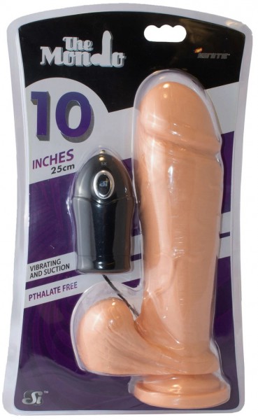 Vibrating Thick 10" Cock + Balls