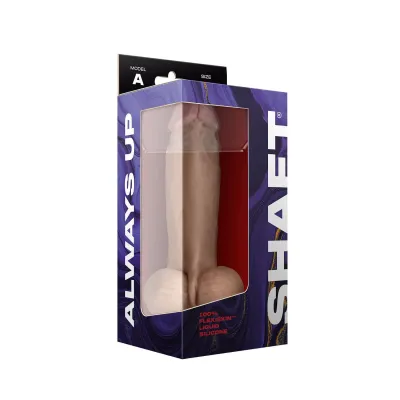 Shaft Model a 8 5 Inch Liquid Silicone Dong With Balls Pine