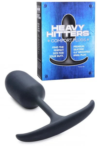 Heavy Hitters Premium Silicone Weighted Butt Plug - Small — image 3 of 4