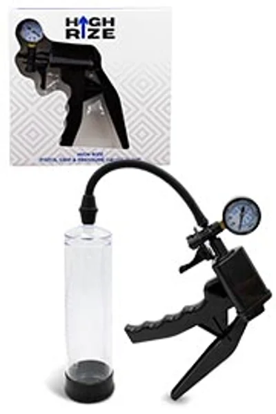 High Rize 8.6" Penis Pump With Pistol Grip & Pressure Gauge — image 10 of 10