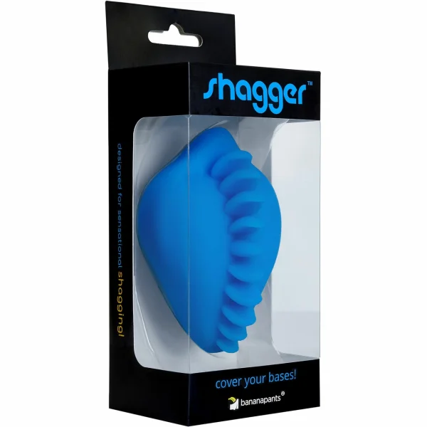 Shagger Soft Silicone Dildo Base Stimulation Cover For Harness Play - Azure