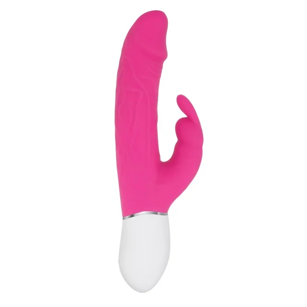 Adam & Eve Realistic Rabbit Dual Stimulator - Pink
