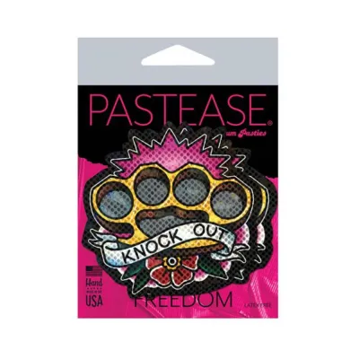Pastease Brass Knuckles Diamond Thom Knock Out Flash Nipple Pasties