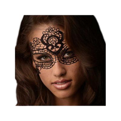 The Enchanted Black Lace Mask