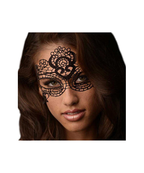 The Enchanted Black Lace Mask