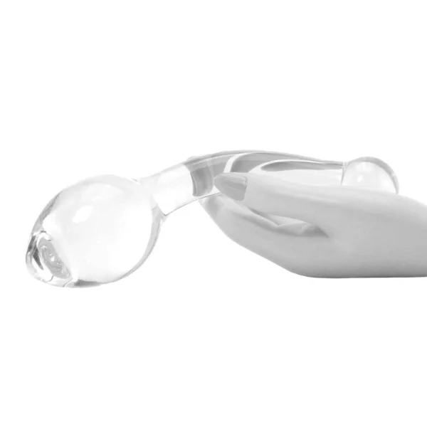 Electric/Hustler Lingerie - Pure Indulgence Glass Anal Slider | Adult Toys For Her