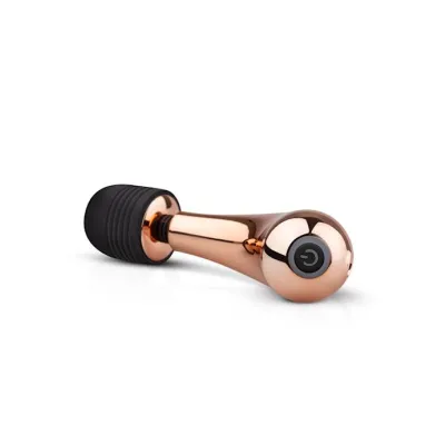 Rosy Gold Nouveau Mini Curve Massager 5 1 Inch