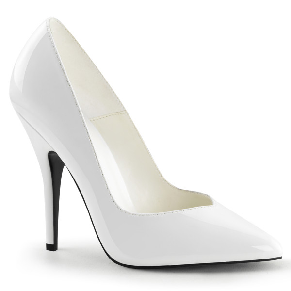 5 inches Heel Wht Pump