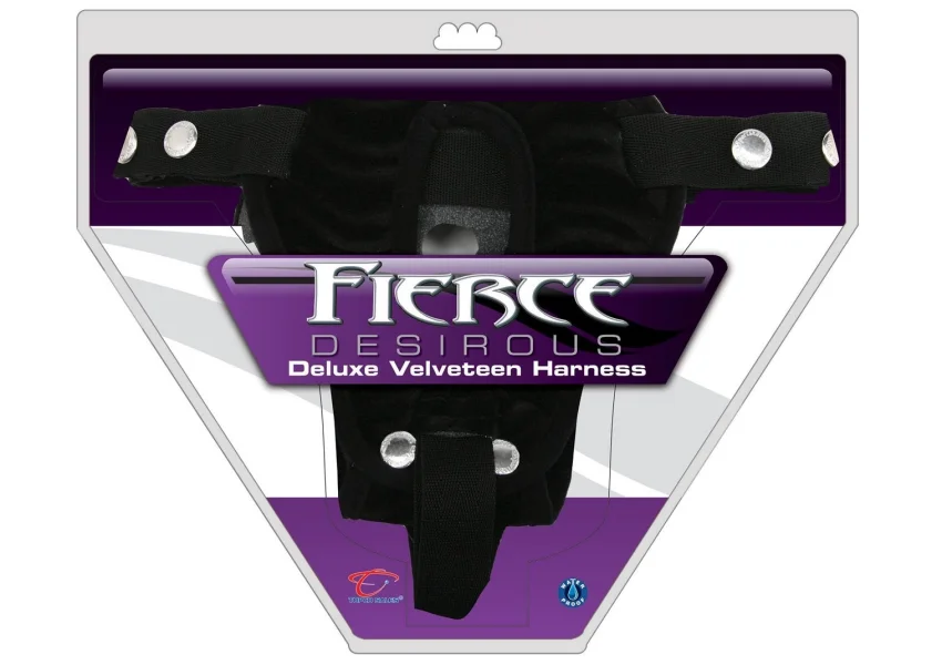 Fierce Desirous Deluxe Velveteen Harness — image 12 of 15